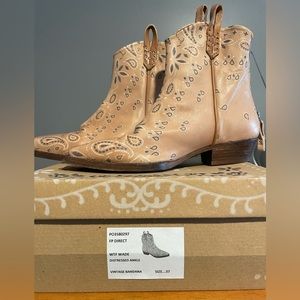 Free People Wade distressed ankle boot